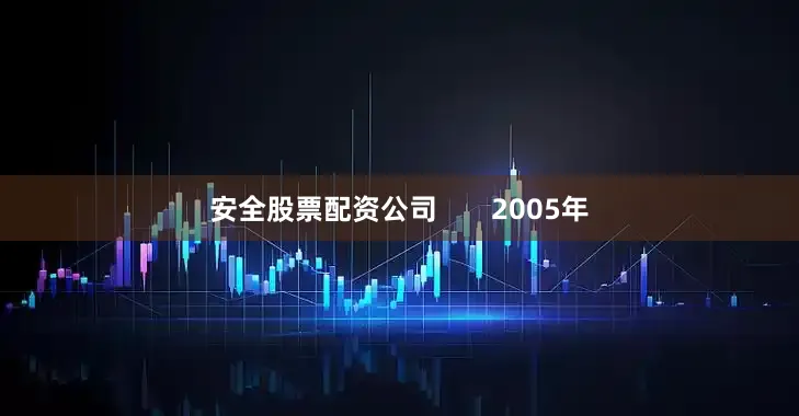 安全股票配资公司       2005年