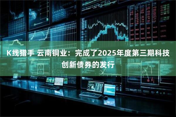 K线猎手 云南铜业：完成了2025年度第三期科技创新债券的发行