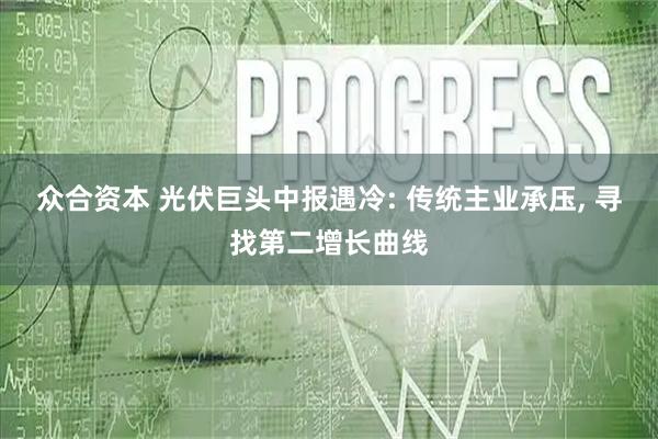 众合资本 光伏巨头中报遇冷: 传统主业承压, 寻找第二增长曲线
